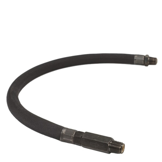 ViAir Stålomspunnet slange 61CM SORT M/Enveisventil NPT3/8"