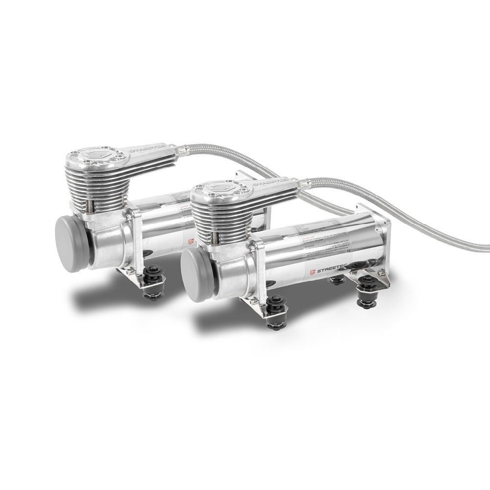 STREETEC comp1 EVO Kompressor Chrome Twin