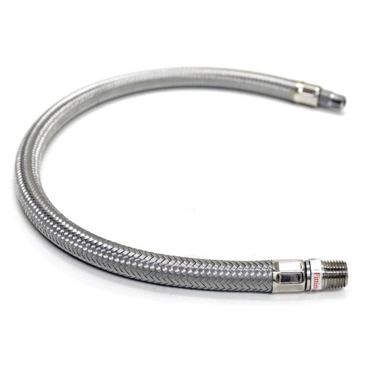 ViAir Stålomspunnet slange 45CM U/Enveisventil NPT1/4"